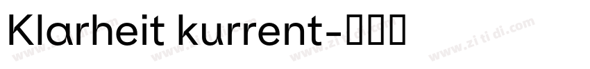Klarheit kurrent字体转换 Klarheit kurrent字体转换